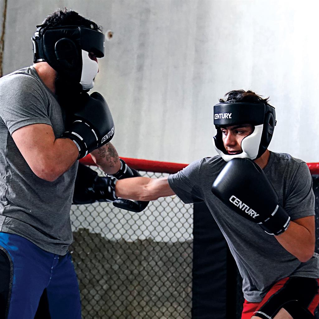 Creed Full Face Headgear - Protective Sports Mask for Football, Hockey & MMA - Durable & Comfortable for Training & Competition