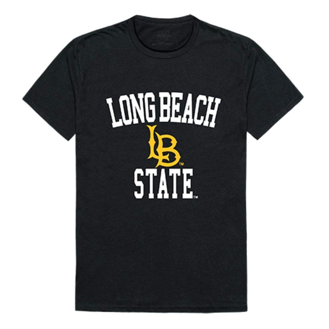 W Republic CSULB California State University Long Beach The Beach Arch Tee - Black T-Shirt for Campus Life & Casual Wear