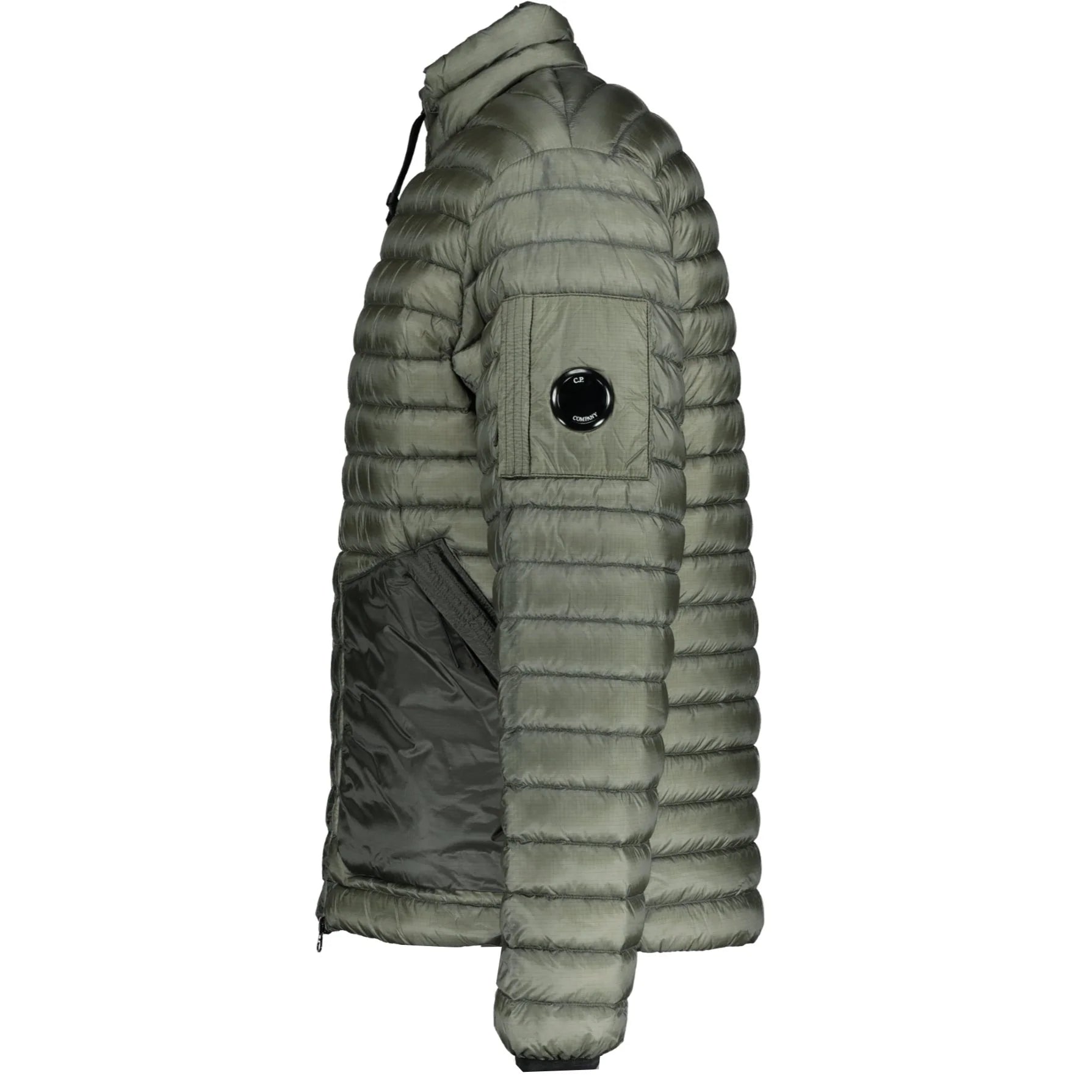 CP Company DD Shell Down Jacket - Lightweight Warm Winter Coat for Men | Waterproof Windproof Puffer Jacket | Perfect for Skiing, Hiking & Outdoor Activities