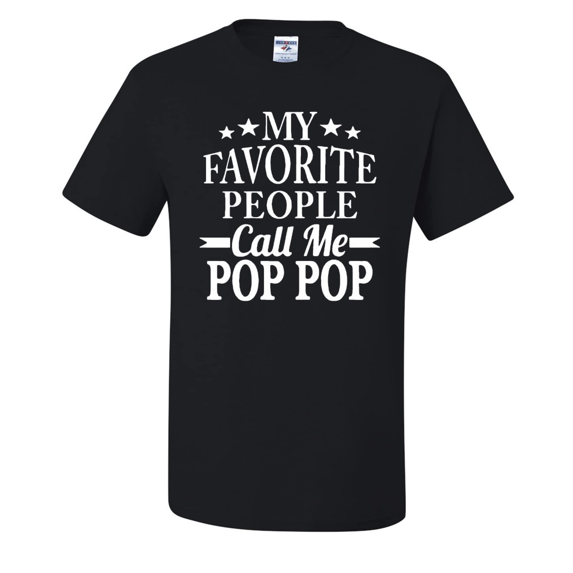 Pop Pop Grandpa T-Shirt for Men - Funny Family Call Me Pop Pop Graphic Tee - Perfect for Father's Day, Grandparents Day & Family Reunions