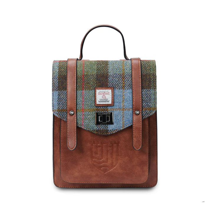 Chestnut & Blue Tartan