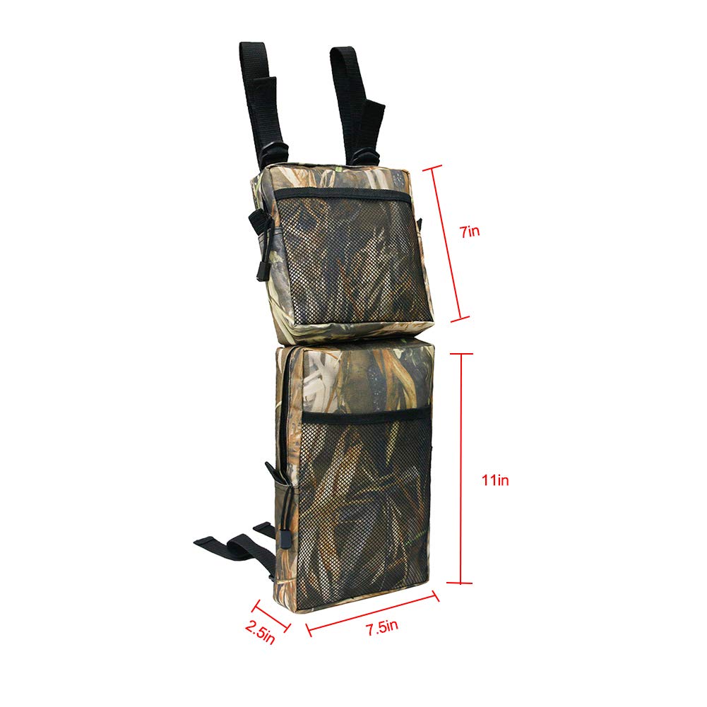 Universal 2-Pack ATV Fender Bags & Motorcycle Tank Saddlebags - Waterproof Rear Storage Tool Pouches for UTV, Dirt Bike, ATV Accessories | Perfect for Off-Road Adventures, Camping & Outdoor Gear Storage