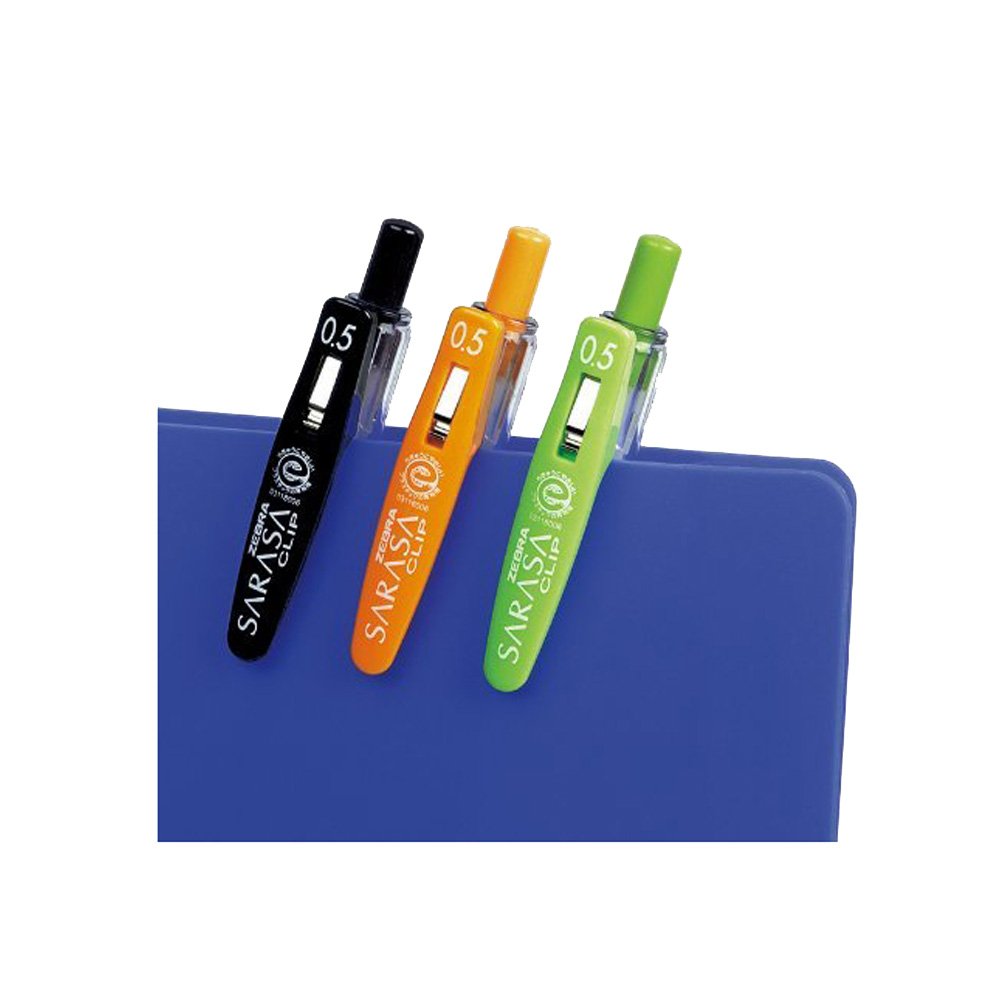 ZEBRA B-JJ15-LG Sarasa Clip 0.5mm Gel Pen - Light Green (10-Pack) - Smooth Writing for Office, School & Note Taking