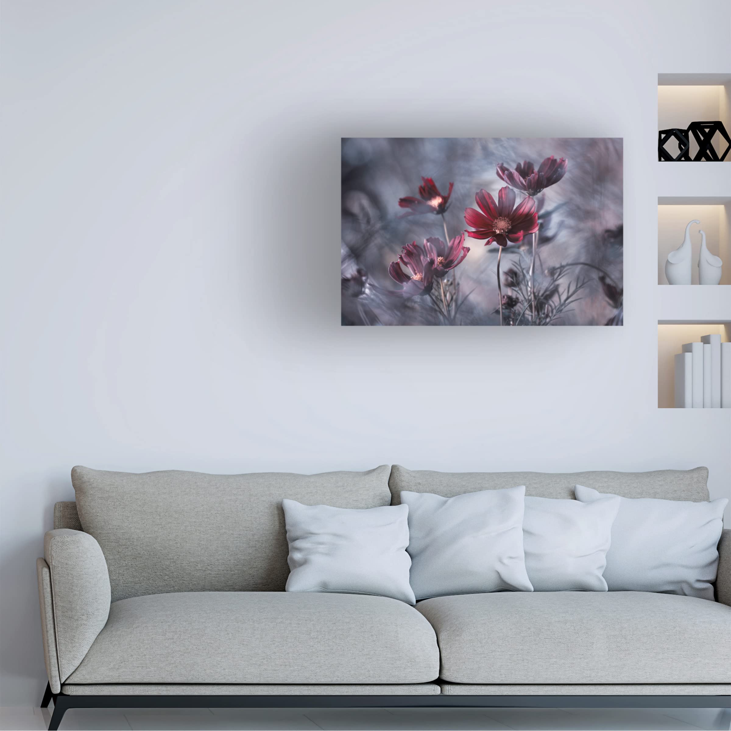 Fabien Bravin 'Cosmoslicious' Abstract Canvas Wall Art - Modern Home Decor for Living Room, Bedroom & Office | Trademark Fine Art Collection