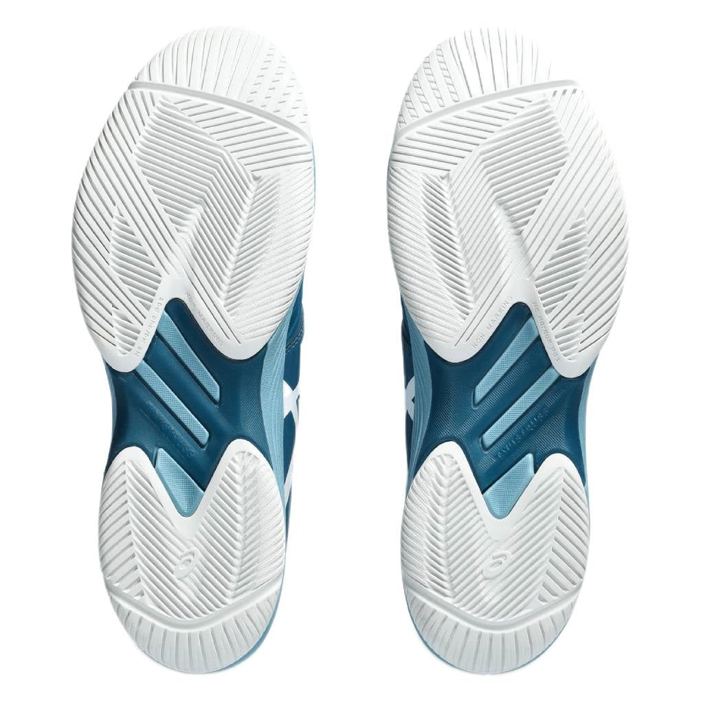ASICS Solution Swift FF Men's Tennis Shoes - Lightweight Performance Court Shoes for Men in Teal/White | Perfect for Competitive Matches & Training Sessions