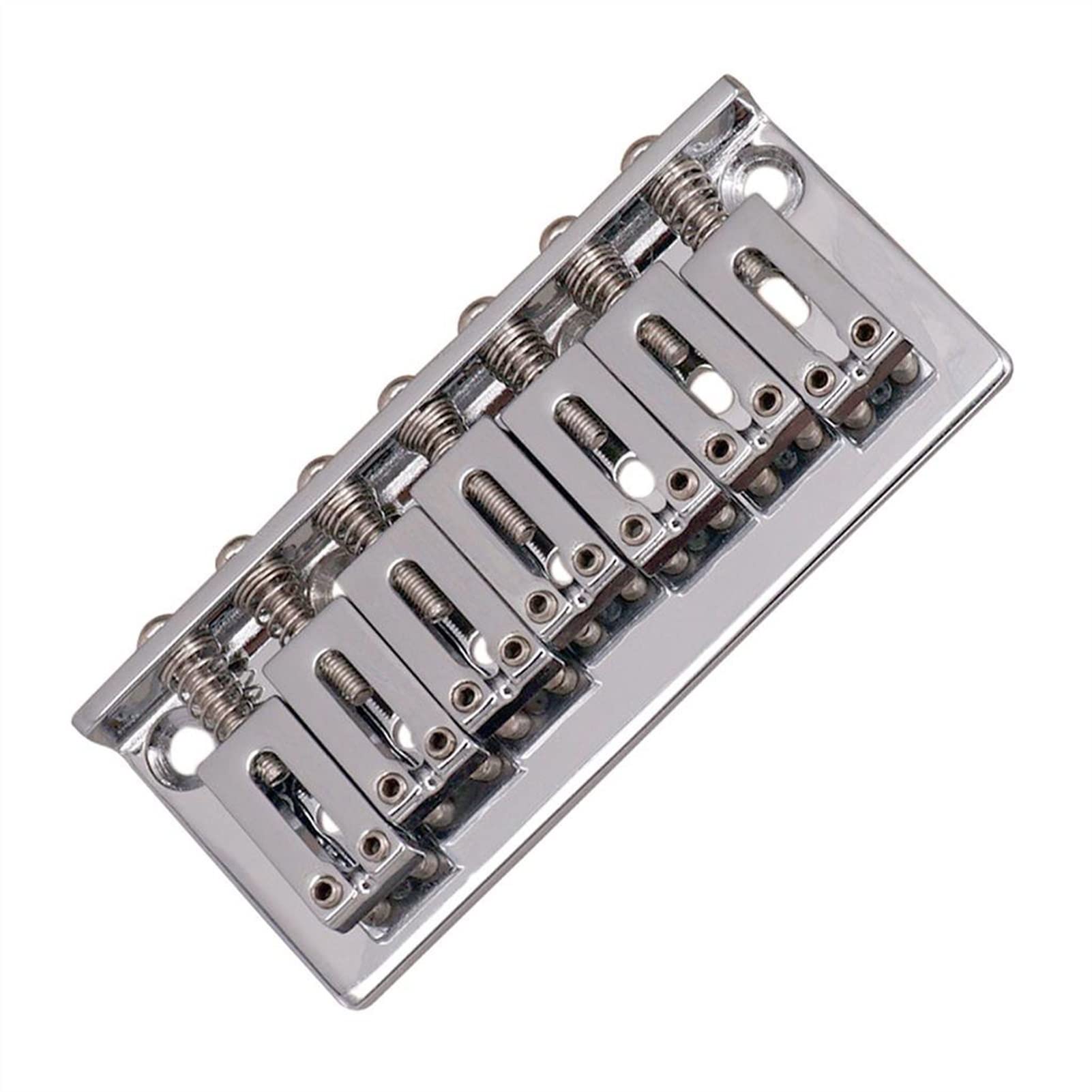 7 String Fixed Bridge with Wrench Screws - Replacement Guitar Bridge for Electric Guitar - Perfect for DIY Guitar Repair & Upgrades