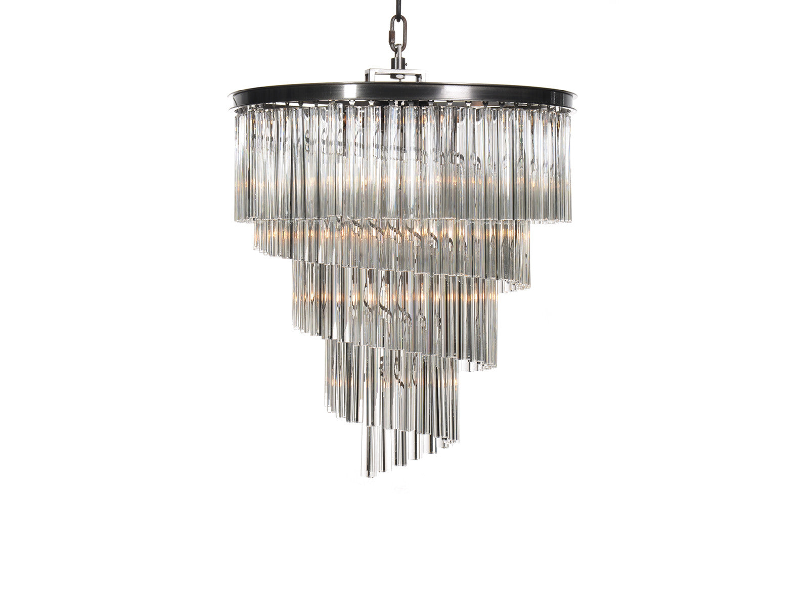 Elegant Paradise Spiral Chandelier - Modern Crystal Ceiling Light Fixture for Dining Room, Living Room & Bedroom Decor | Perfect for Home, Hotel & Wedding Venue Lighting