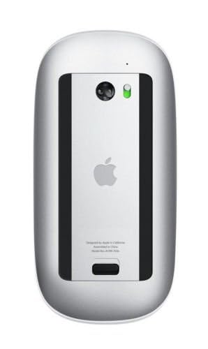 Apple Magic Mouse A1296 - Wireless Bluetooth Mouse with Laser Tracking, Rechargeable (Renewed) - Perfect for MacBook, iMac & Office Work