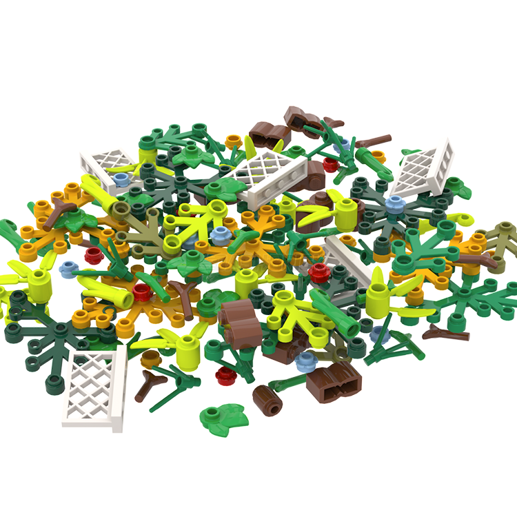 LEGO Plant & Garden Pack #3 - 120 Pieces with Trees, Flowers & Plants for Creative Building | Perfect for LEGO City, Farm & Nature Scenes