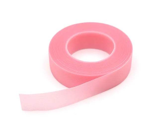 Pink PE Lash Tape for Eyelash Extensions - Strong Hold, Gentle on Skin - Perfect for Salon & DIY Use at Home