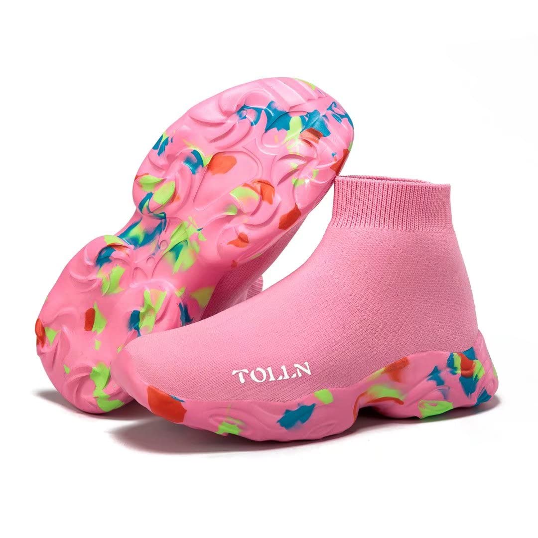 TOLLN Toddler Sneakers for Boys & Girls - Lightweight Walking & Running Shoes for Kids - Comfortable Everyday Sneakers for Playground, School & Daily Activities