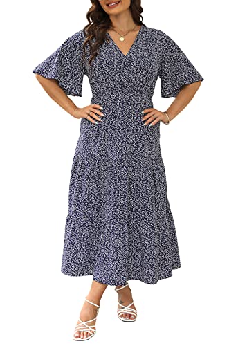 01 - Navy Blue White Floral