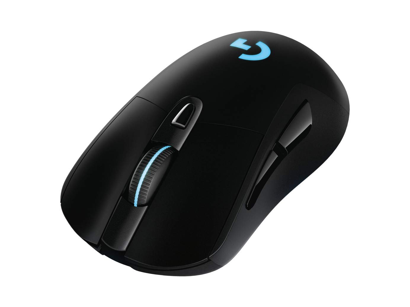 Logitech G703 Wireless Gaming Mouse - Lightspeed Technology, Powerplay Wireless Charging Compatible, German Package, Black - Perfect for PC & Console Gaming, Esports & Office Work