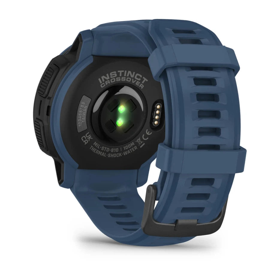 Instinct Crossover Solar Smartwatch - GPS, Heart Rate Monitor & Solar Charging for Outdoor Adventures, Fitness Tracking & Daily Use
