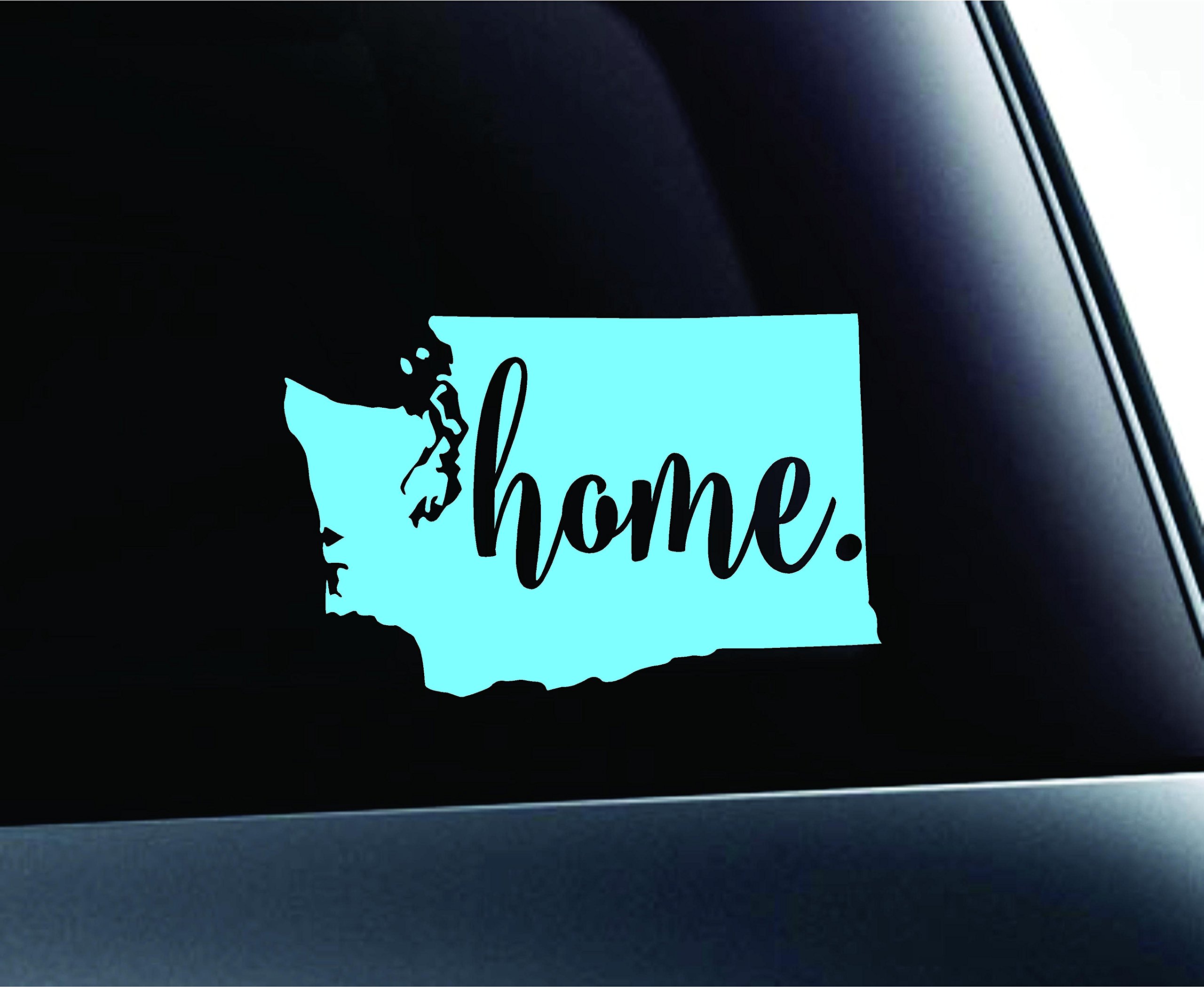 Washington State Olympia Sticker Decal for Car, Laptop & Home Decor - Mint Green