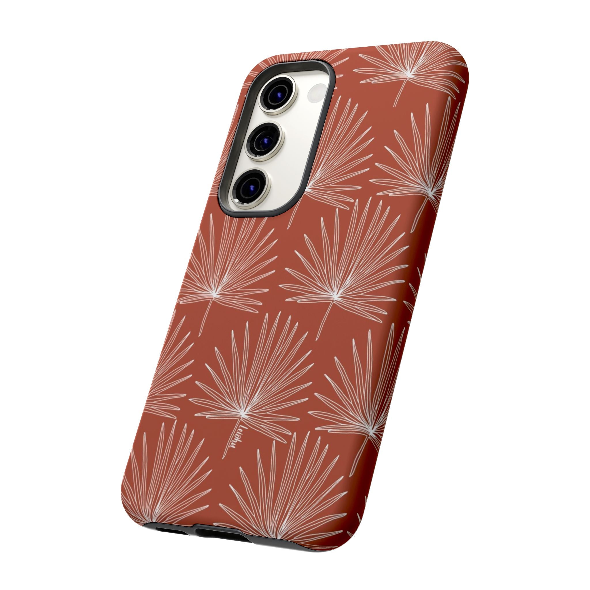 Samsung Galaxy Phone Case with Fan Palm Design - Durable Protective Cover for Everyday Use, Travel & Outdoor Activities