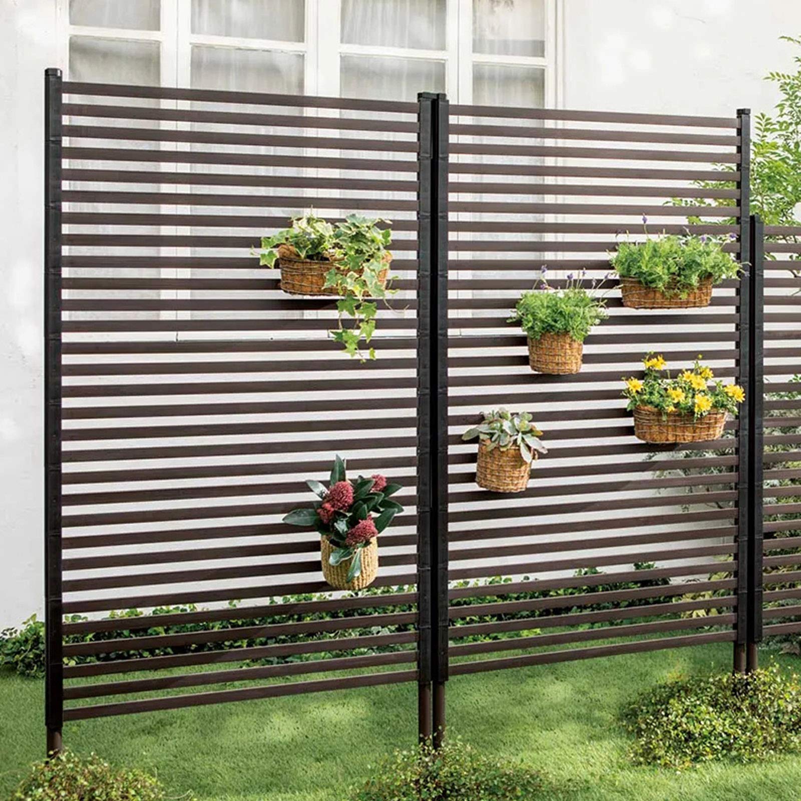Metal Garden Obelisk for Climbing Plants - Outdoor Plant Support Trellis for Patio Pots, Garden Borders, Lawn & Backyard - Perfect for Roses, Vines & Privacy Screening