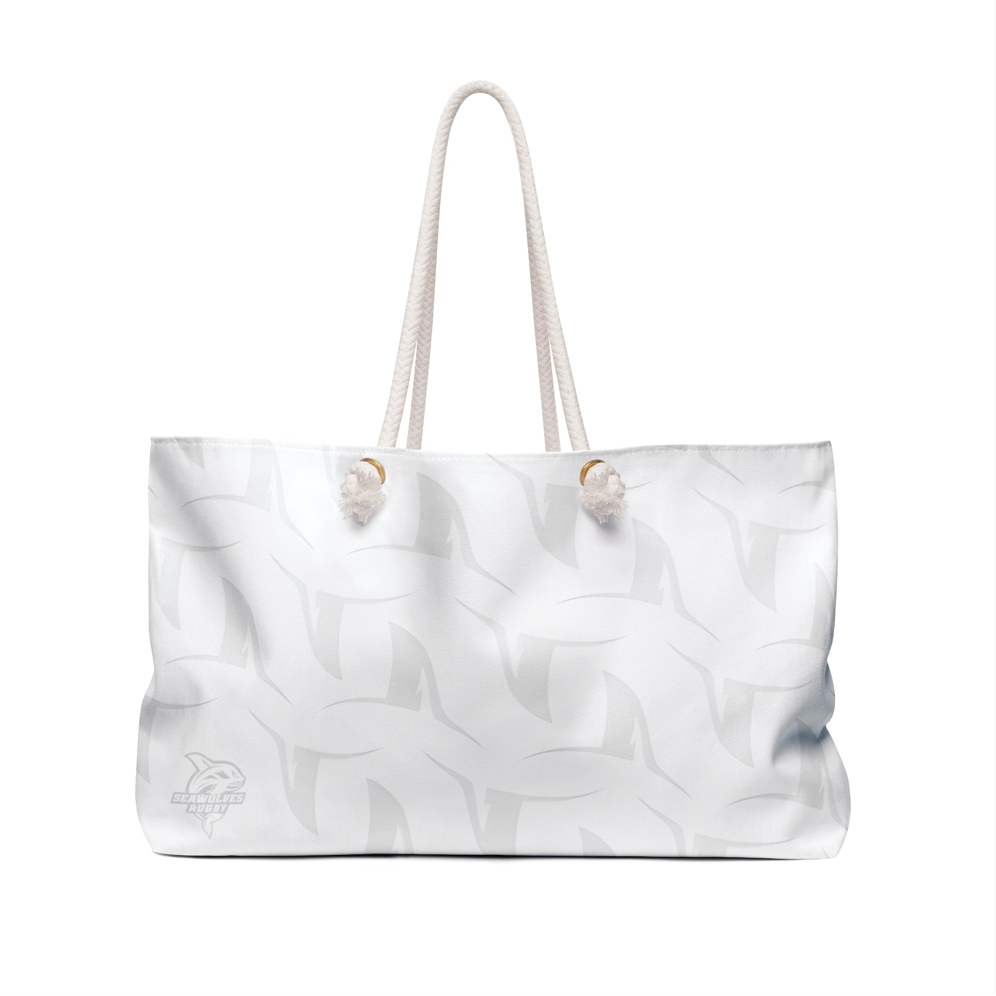Seawolves Weekender Tote Bag - Large Durable Canvas Beach Bag for Travel, Gym & Weekend Getaways | Perfect Carry-On for Women & Men | Water-Resistant & Spacious