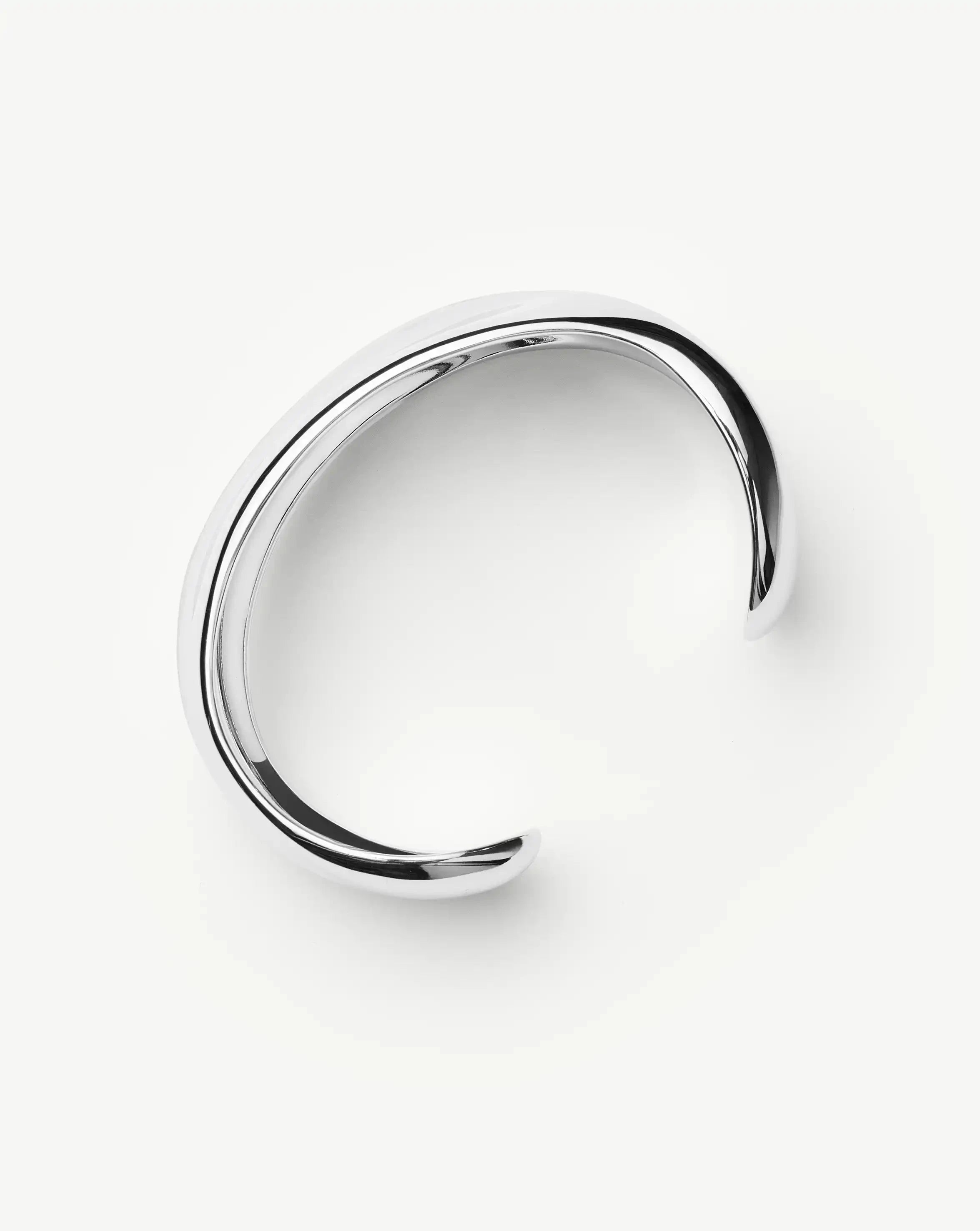 Sculptural Molten Cuff Bracelet - Silver Plated Handmade Jewelry for Women | Boho Chic Bracelet for Parties, Weddings & Everyday Wear