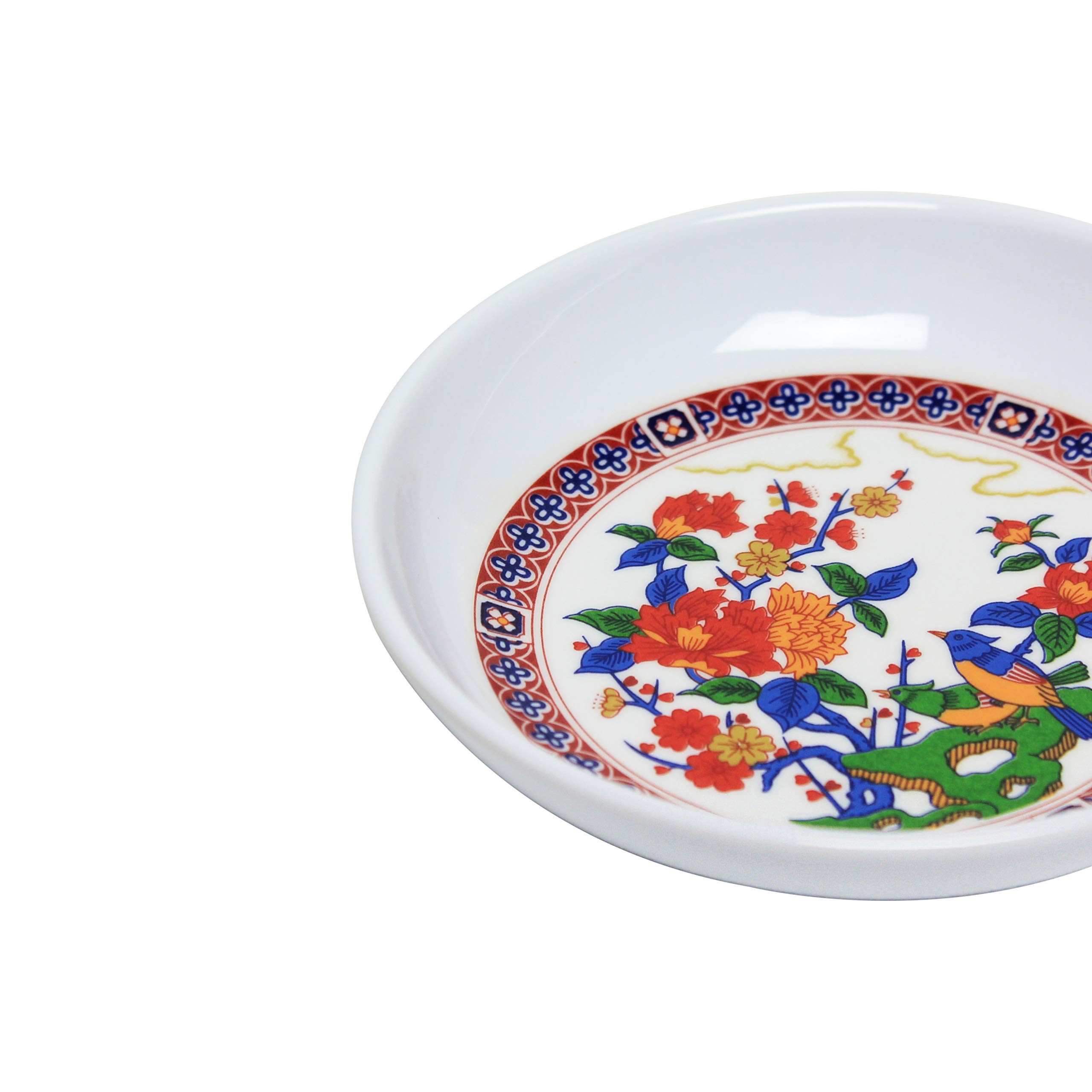 Peacock Melamine Sauce Dishes 3 oz (3 7/8
