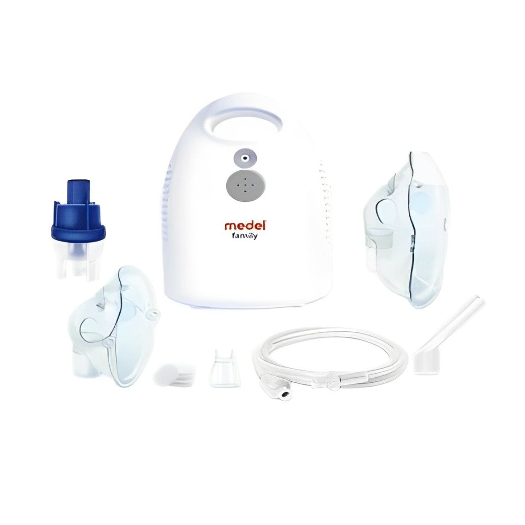 Medel Family Nebulizer Machine for Adults & Kids - Portable Compressor Nebulizer with Mask & Accessories - Perfect for Asthma, Allergies, and Respiratory Relief at Home or Travel