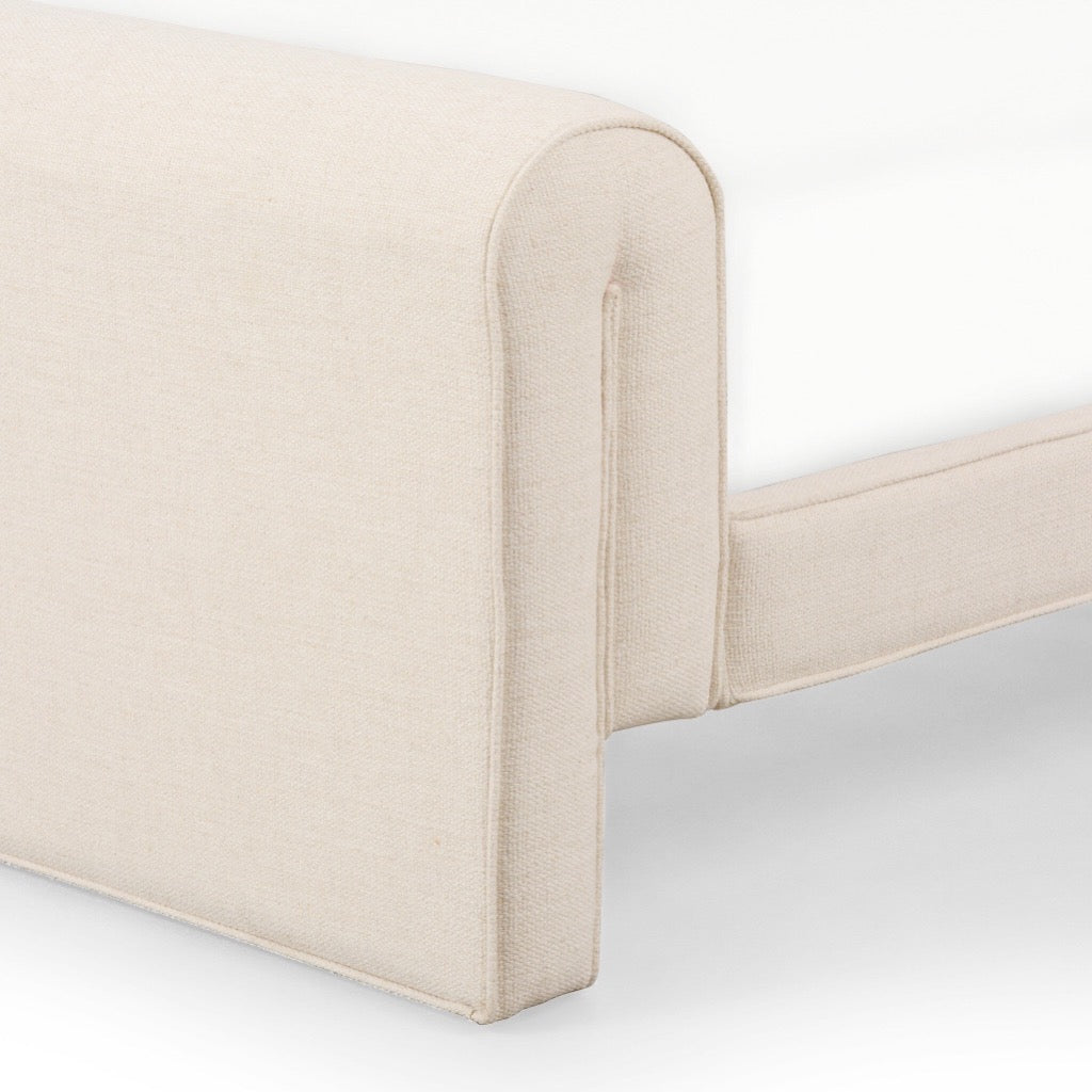 Premium Mitchell Bed with Thames Cream Finish – Perfect for Modern Bedrooms & Guest Rooms