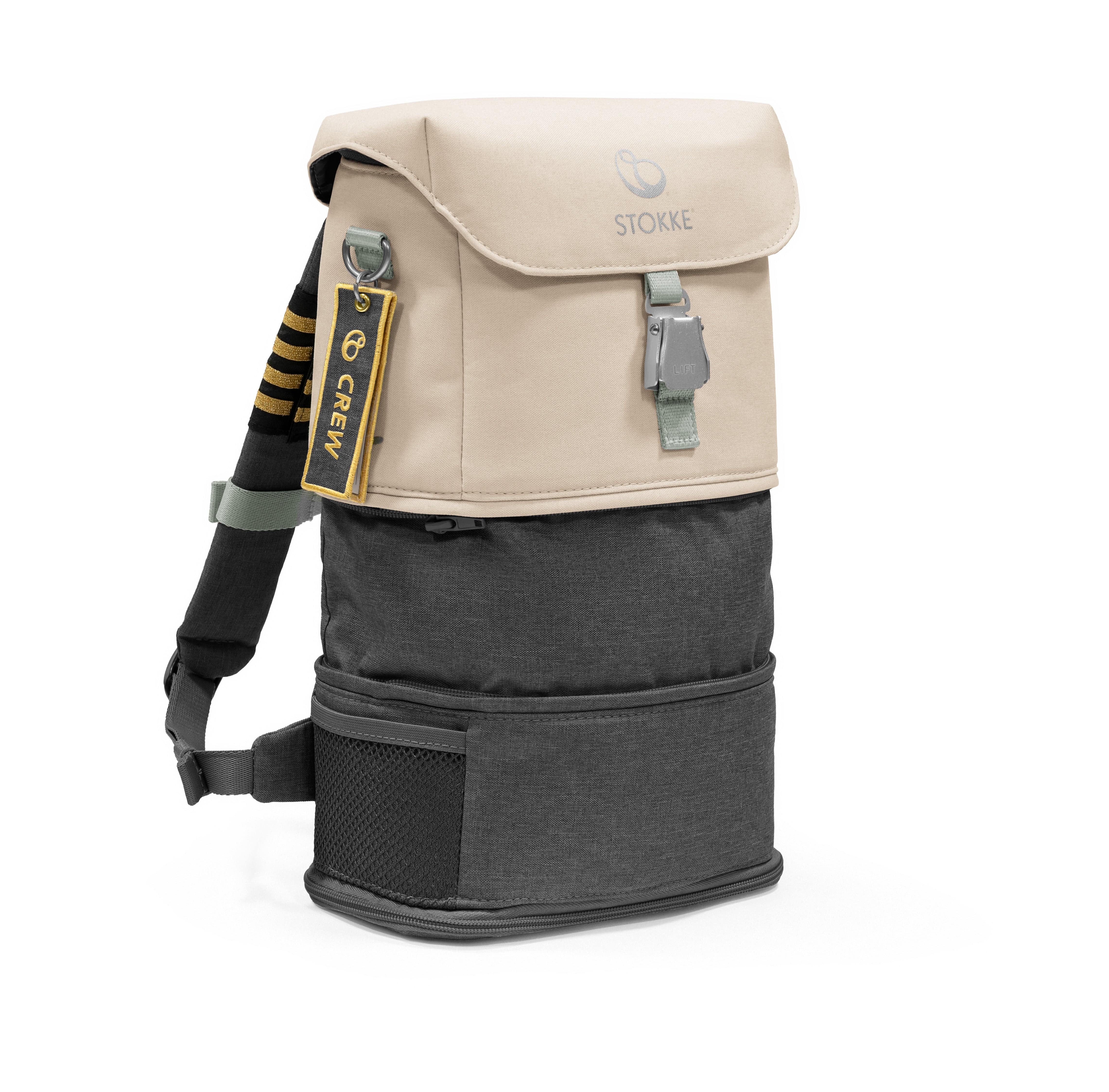Stokke by JetKids BedBox & Crew Backpack Travel Bundle - Kids In-Flight Sleep Solution for Airplane Travel with Storage & Comfort