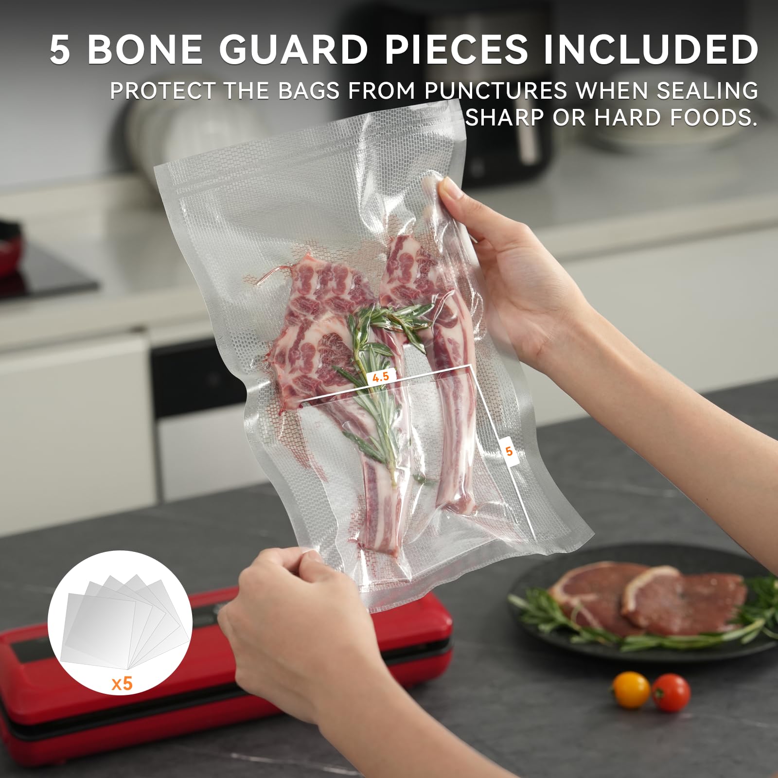 Wevac Lite Vacuum Sealer Rolls - 8