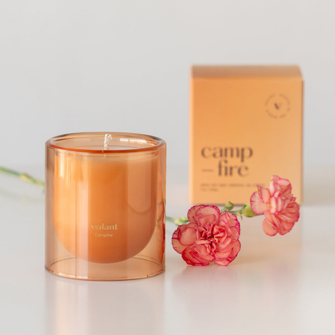 Premium Campfire Scented Candle - Natural Soy Wax, Long-Lasting Fragrance for Home, Relaxation & Outdoor Ambiance | Perfect for Cozy Nights, Cabin Decor & Romantic Getaways