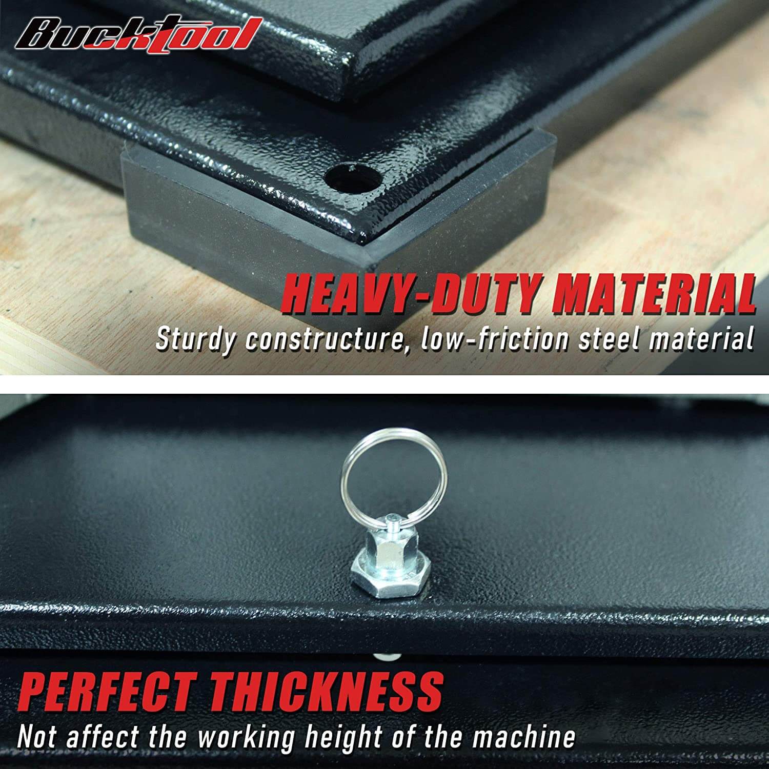 Bucktool Rotating Base - 360° Swivel Stand for Power Tools, Heavy Duty Workbench Mount with Non-Slip Grip - Perfect for Drilling, Sanding & Woodworking Projects