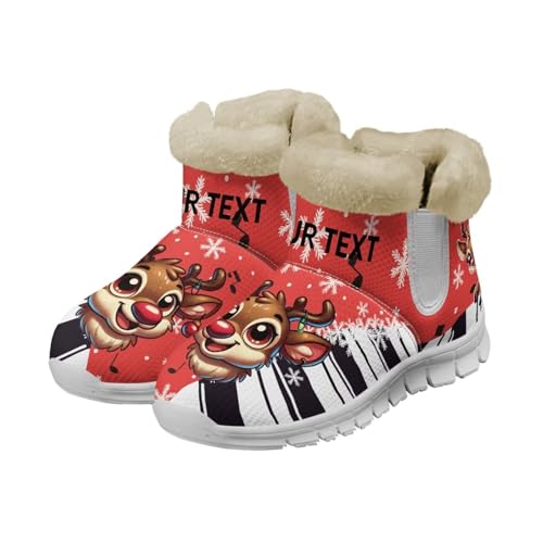 Brown Deer Music Notes Piano Red