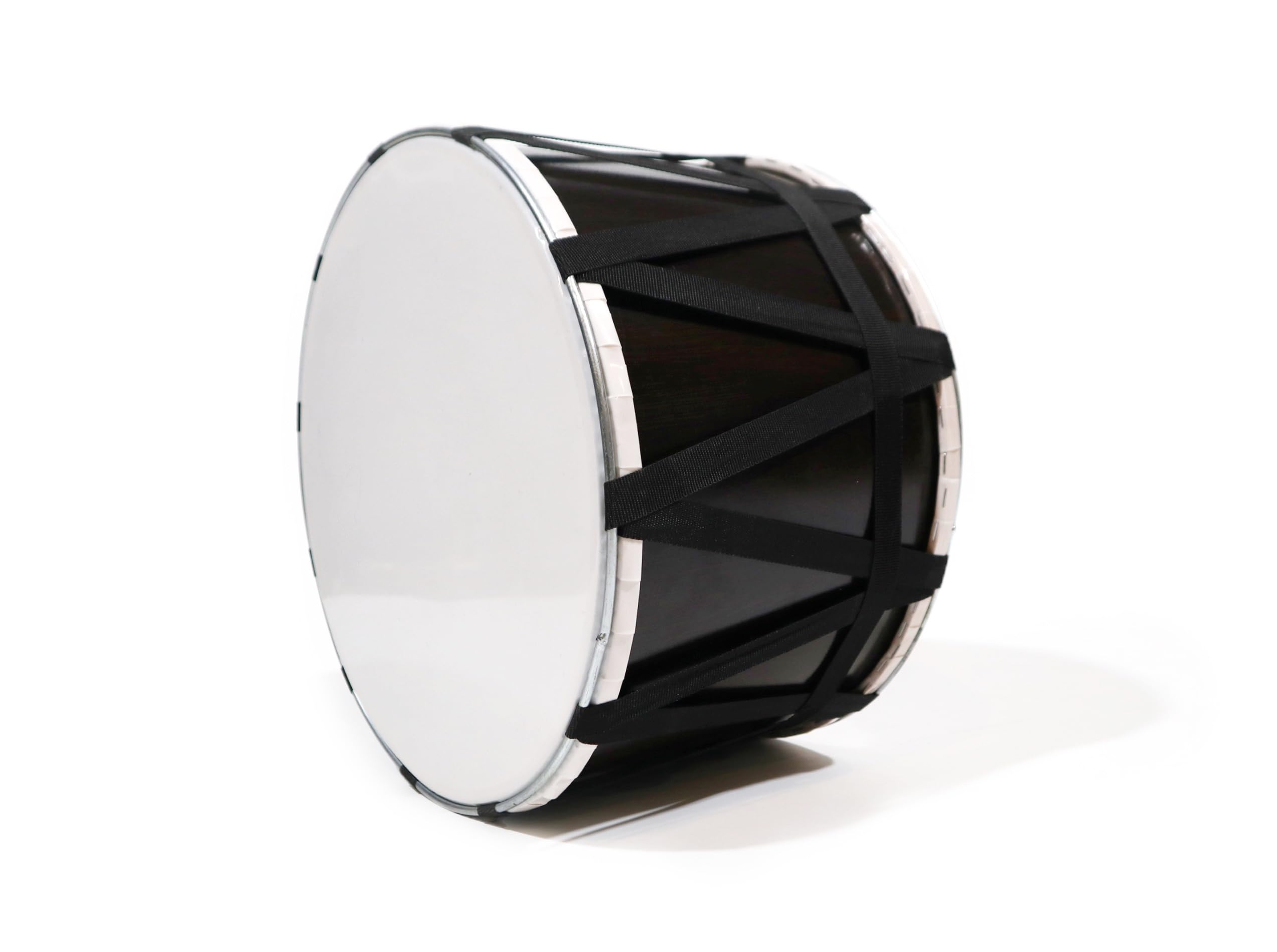 15.7 Inch/40cm Turkish Role Drum Davul - Handmade Traditional Tapan Rope Drum for Percussion & Music Performance | Perfect for Cultural Events, Music Classes & Home Decor