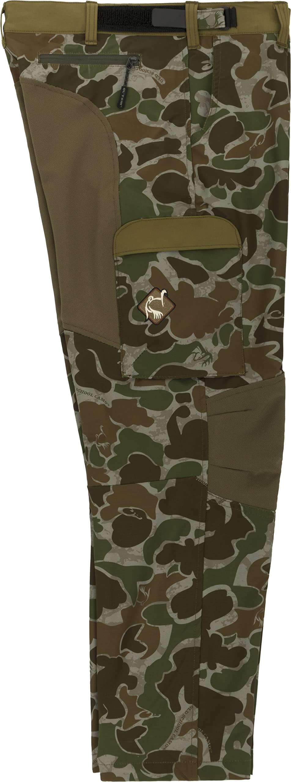 Drake Waterfowl Ol' Tom Men's Tech Stretch Turkey Hunting Pants 2.0 - Large Size, Camo Waterproof Hunting Gear for Outdoor Adventures