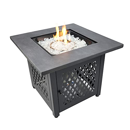 Black, White Fireglass