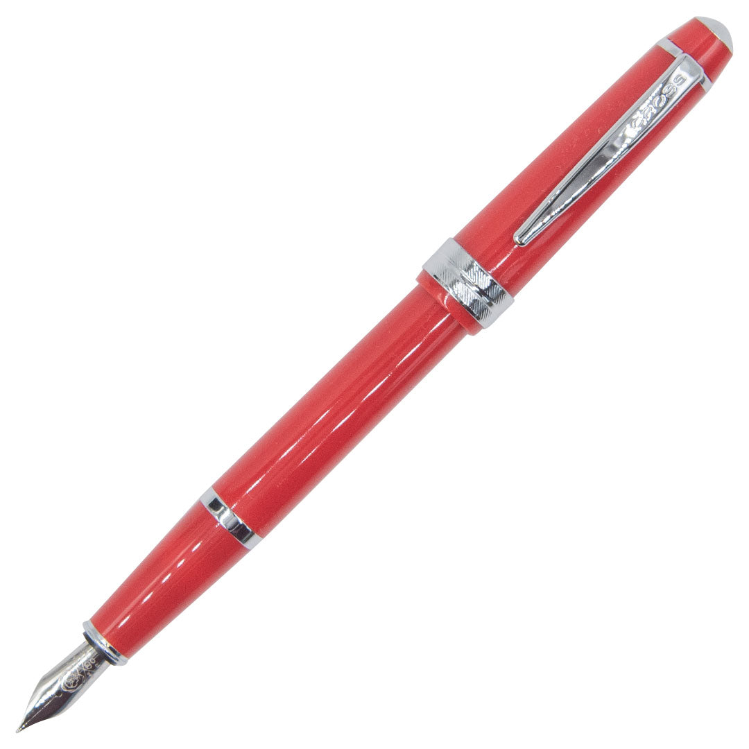 Cross Bailey Light Fountain Pen - Premium Red Ink Pen for Writing, Journaling & Calligraphy - Perfect for Office, School & Gifts