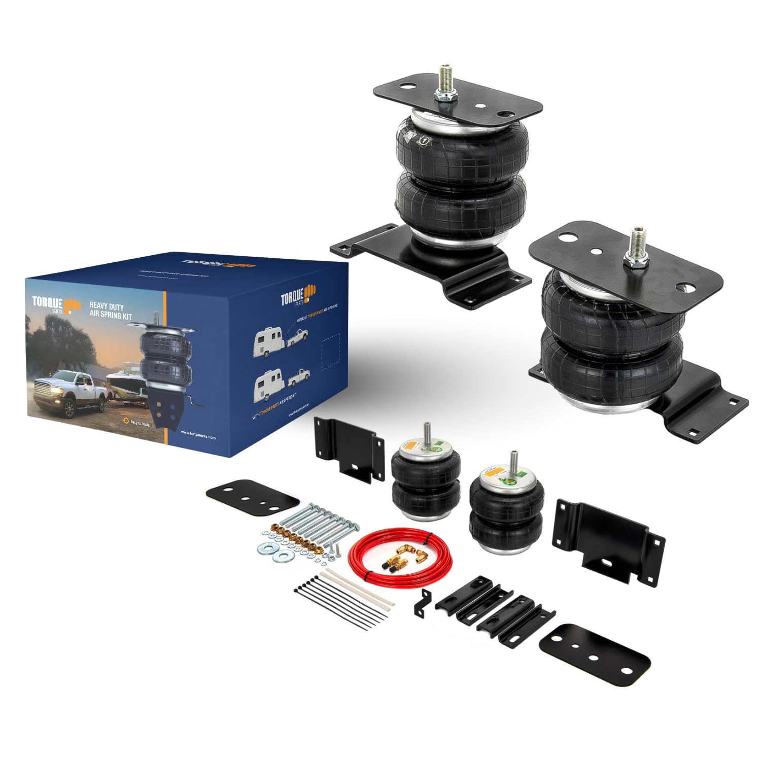 2007-2021 Toyota Tundra Air Suspension Kit - Rear Helper Air Bag for 2WD & 4WD Models - Improve Load Capacity & Ride Comfort for Towing, Hauling & Off-Road Adventures