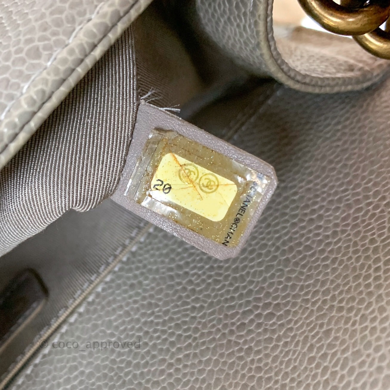 Chanel Boy Quilted Medium Handbag in Taupe Grey Caviar Leather with Gold Hardware - Perfect for Work, Evening Events & Luxury Fashion Accessories