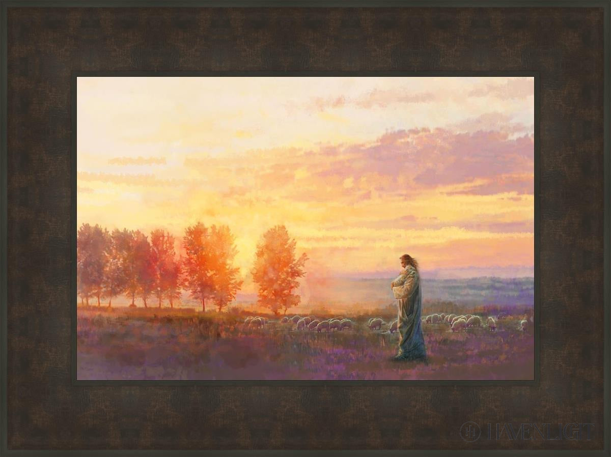 Eventide By Yongsung Kim - Premium Christian Wall Art for Home & Church Decor | Inspirational Bible Verse Canvas Painting | Perfect for Living Room, Bedroom & Worship Spaces