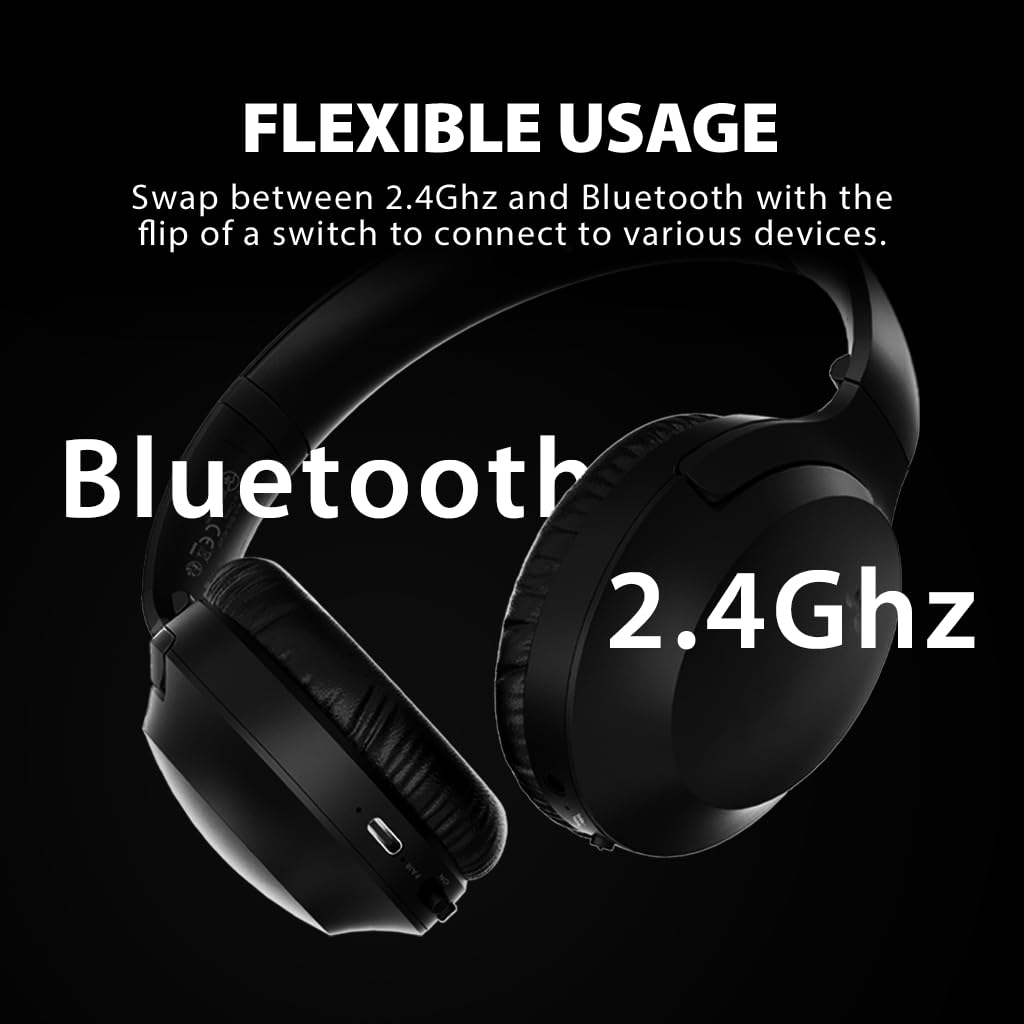 Avantree Opera Plus Wireless TV Headphones for Seniors - Enhanced Volume & Clear Dialogue Mode, Compatible with Optical/AUX Output TVs - Perfect for Home Theater, Late Night Watching & Hearing Assistance