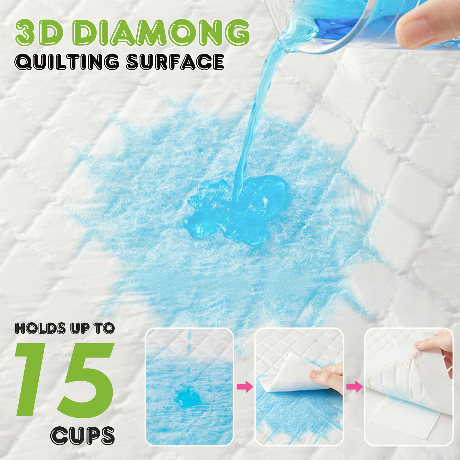 30 PCS Super Absorbent Cat Pee Pads - Refill for Tidy Cats Breeze Litter System | Fresh Scented Liner Pads for Odor Control | Ideal for Litter Box, Pet Crate & Travel Use