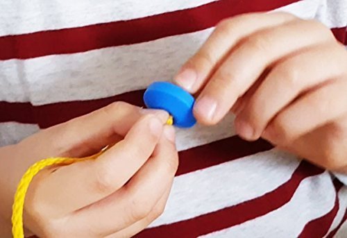 Skoolzy Montessori Lacing Beads for Toddlers - Educational Geometric Shape Toys for Preschool Learning, Fine Motor Skills & Hand-Eye Coordination | Perfect for Classroom, Homeschool & Occupational Therapy Activities