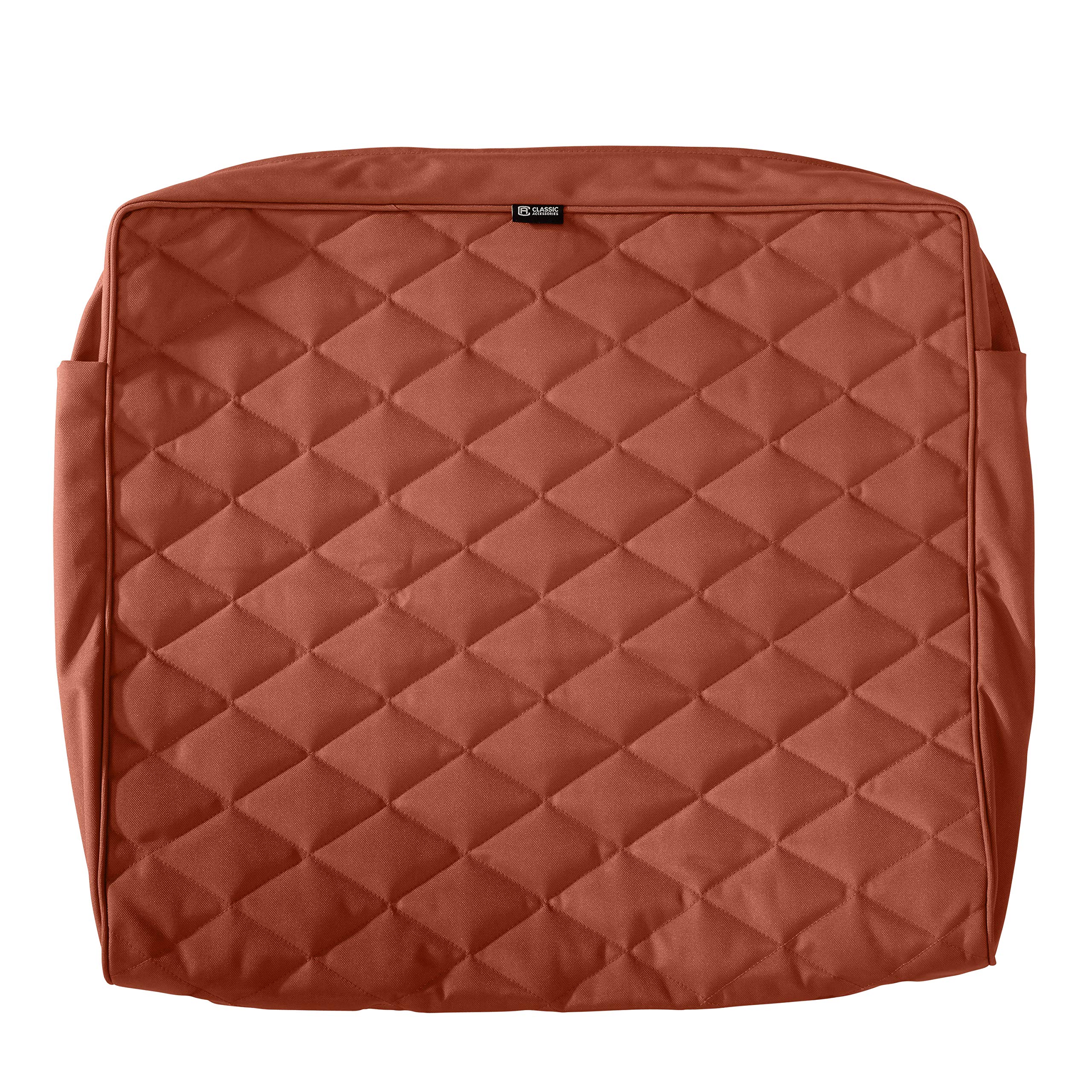 FadeSafe Water-Resistant Quilted Cushion Cover 25x22