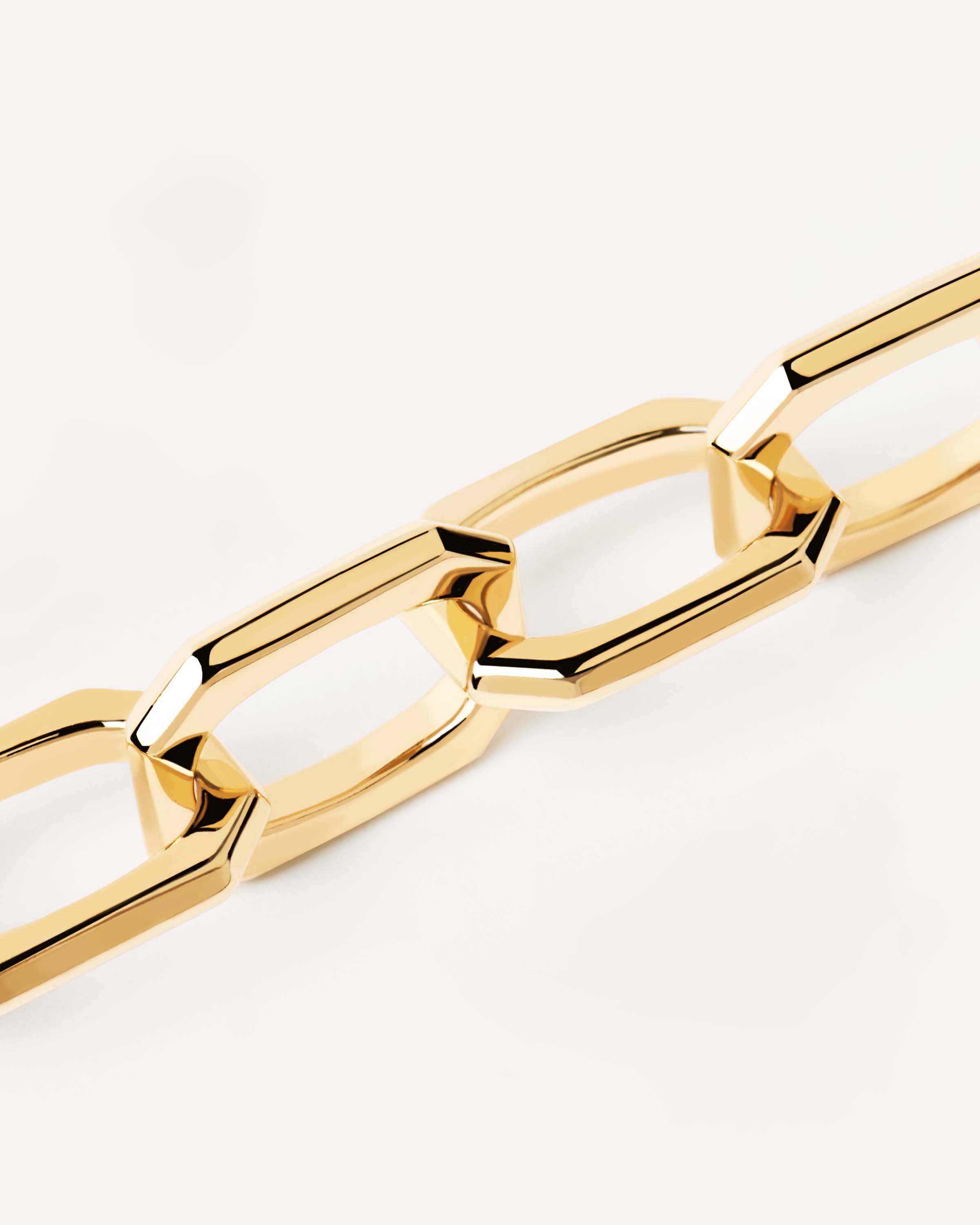 Elegant Large Signature Chain Necklace for Women - Gold & Silver Layered Statement Jewelry - Perfect for Parties, Date Nights & Office Wear