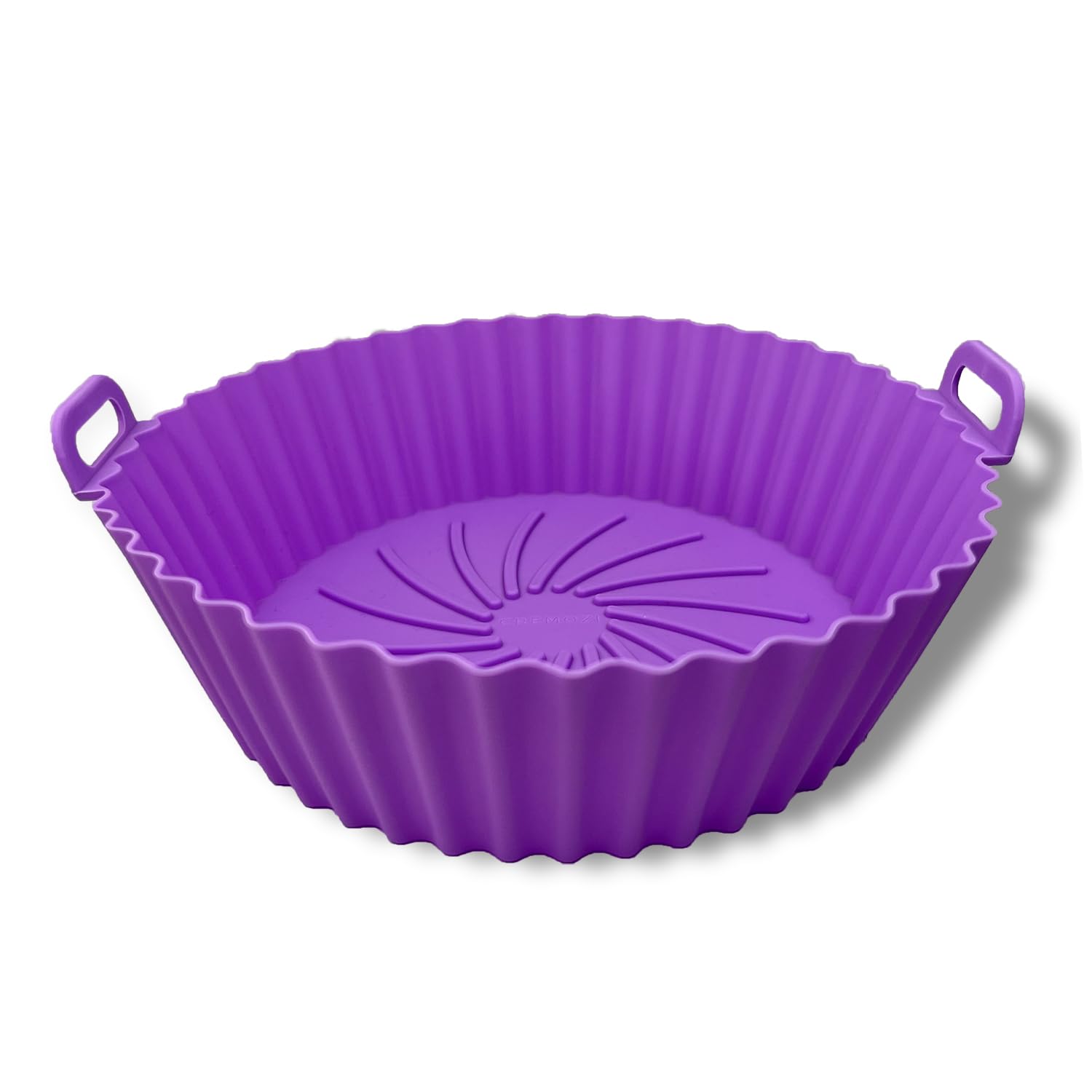 8 Inch Air Fryer Silicone Liners - Non-Stick, BPA Free & Reusable - Fits 3-5 Quart Air Fryer Pots - Microwave & Oven Safe - Round Shape in Red, Gray, Blue, Purple, Pink - Perfect for Healthy Cooking & Easy Cleanup