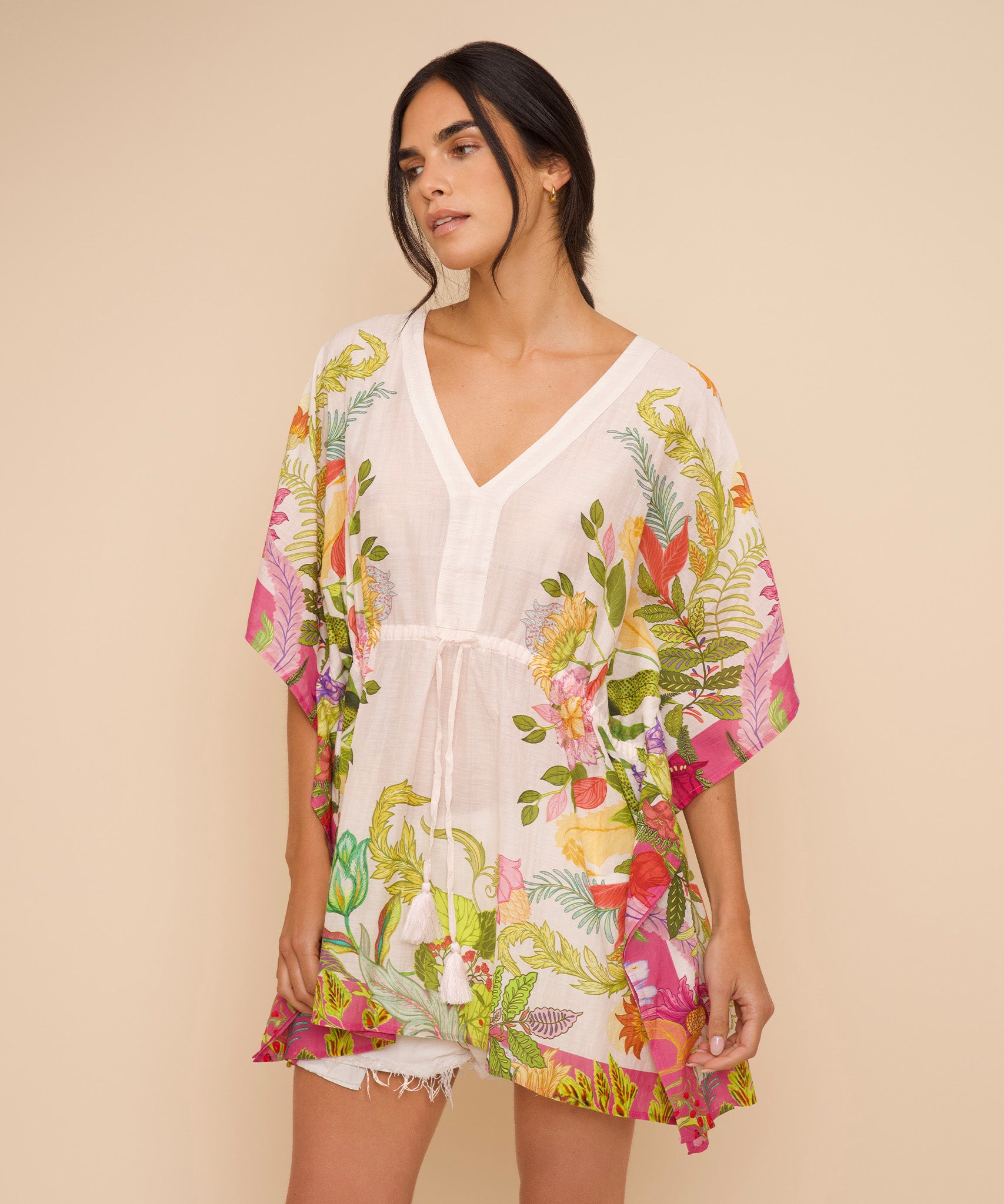 Oasis Butterfly Caftan - Flowy Boho Maxi Dress for Women | Beach Cover Up, Summer Vacation, Pool Party & Festival Outfit