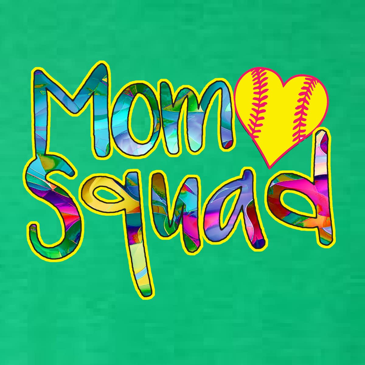 Stylish Colorful Tennis Mom Squad Sports Tri-Blend Racerback Tank Top - Perfect for Tennis Matches, Gym Workouts & Casual Summer Outfits