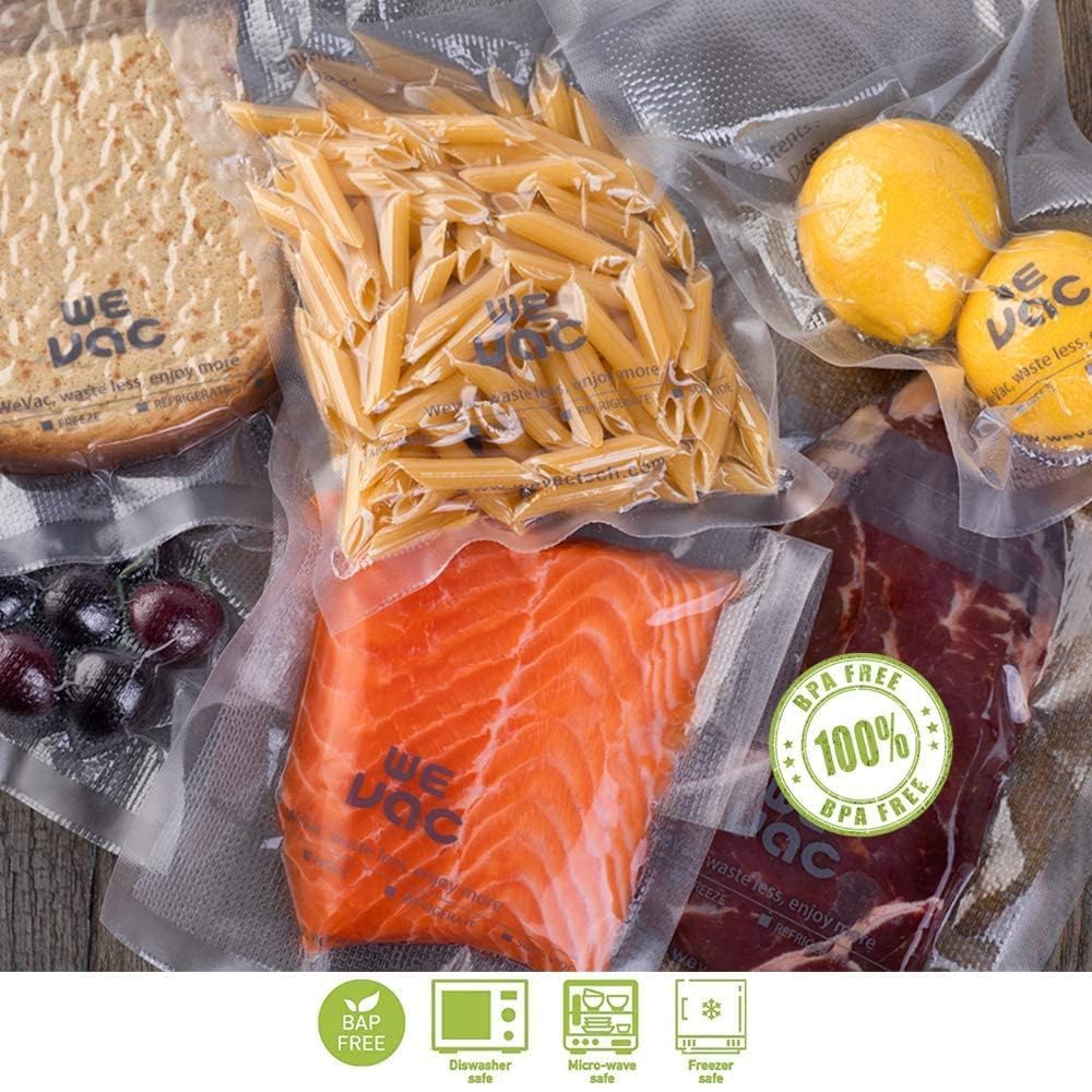 Premium Vacuum Sealer Bags 100 Quart (8x12 Inch) - BPA Free, Heavy Duty, Commercial Grade for Food Saver, Seal a Meal, Weston - Perfect for Vacuum Storage, Meal Prep, Sous Vide & Long-Term Food Preservation
