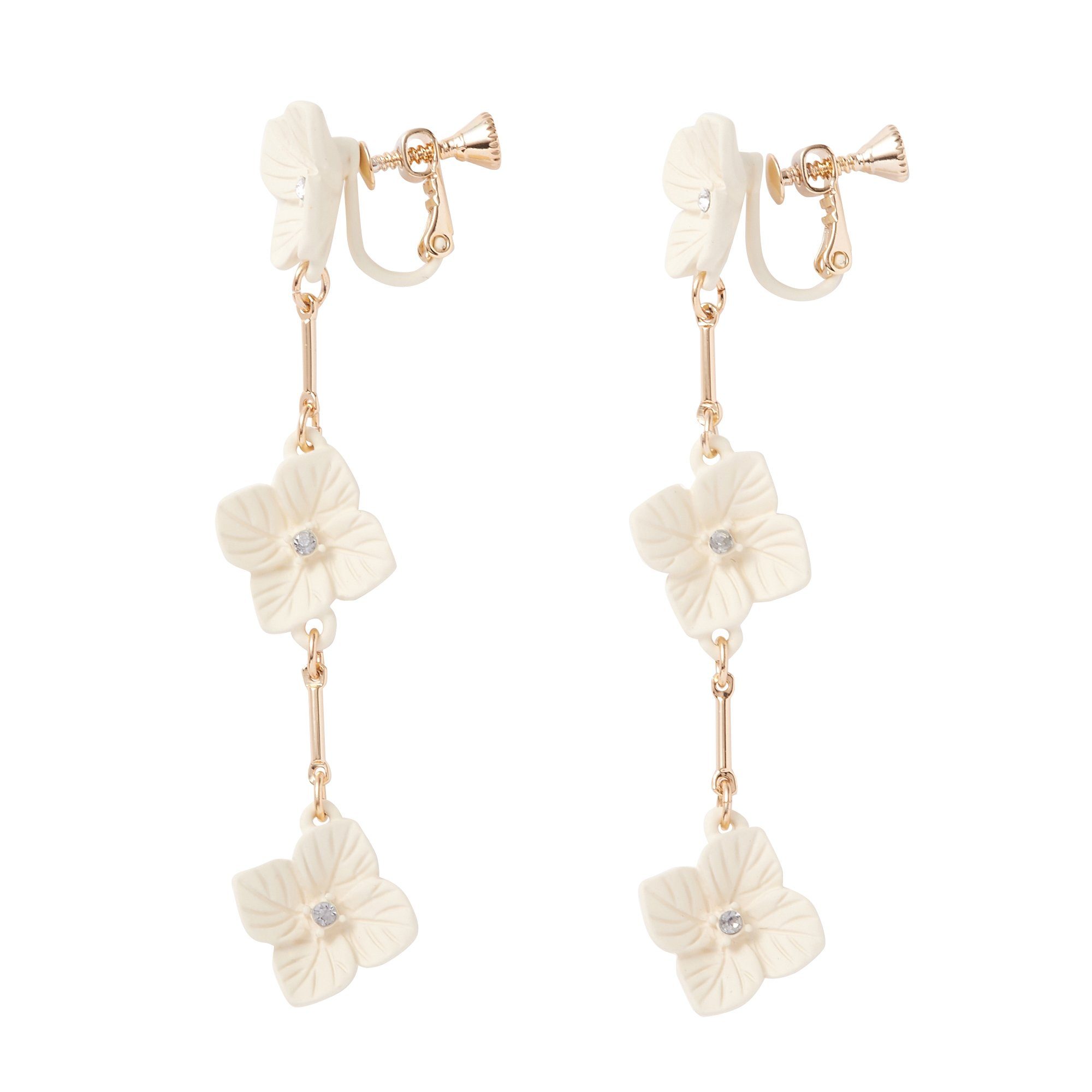 Mia Flower Earrings for Women - Elegant Floral Dangle Earrings for Party, Wedding & Everyday Wear