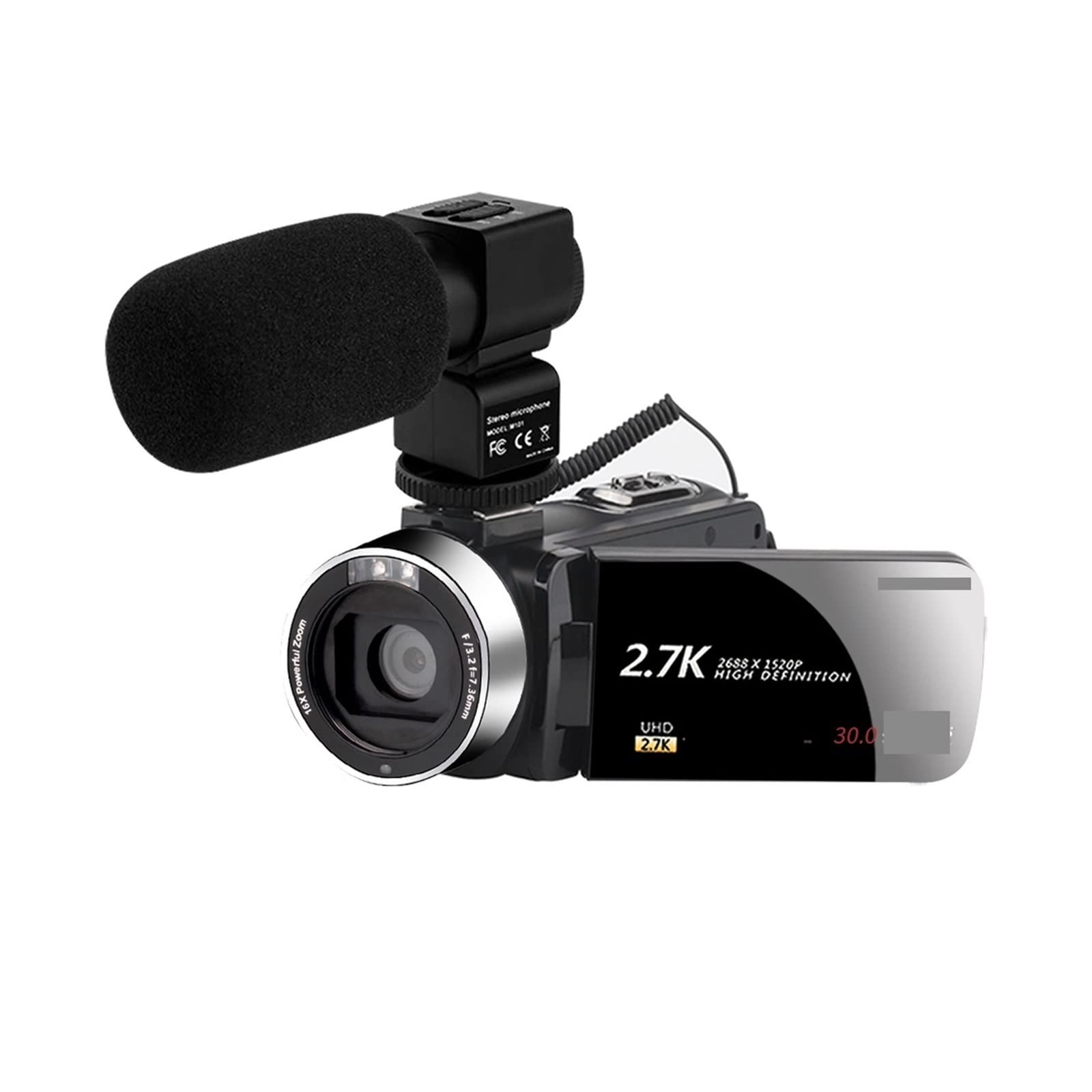 BODORME 1080P HD Digital Camcorder with 16X Zoom, 128GB SD Card - Portable Video Camera for Vlogging, Home Use, Outdoor Photography & Webcam (Blue) - Perfect for Travel, YouTube, Live Streaming & Family Events