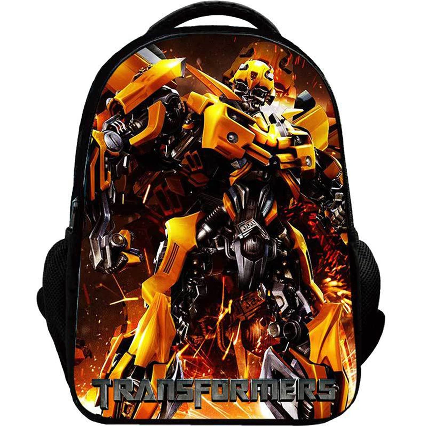 Transformers Kids Backpack - Bumblebee & Optimus Prime Themed School Bookbag for Boys & Girls | Durable Travel Rucksack for Students, Daily Use & Outdoor Adventures